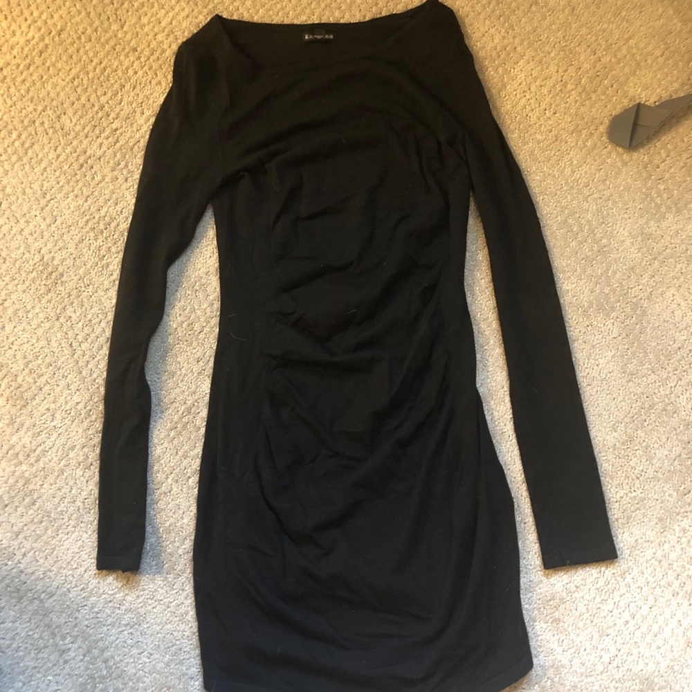Express fitted sweater dress